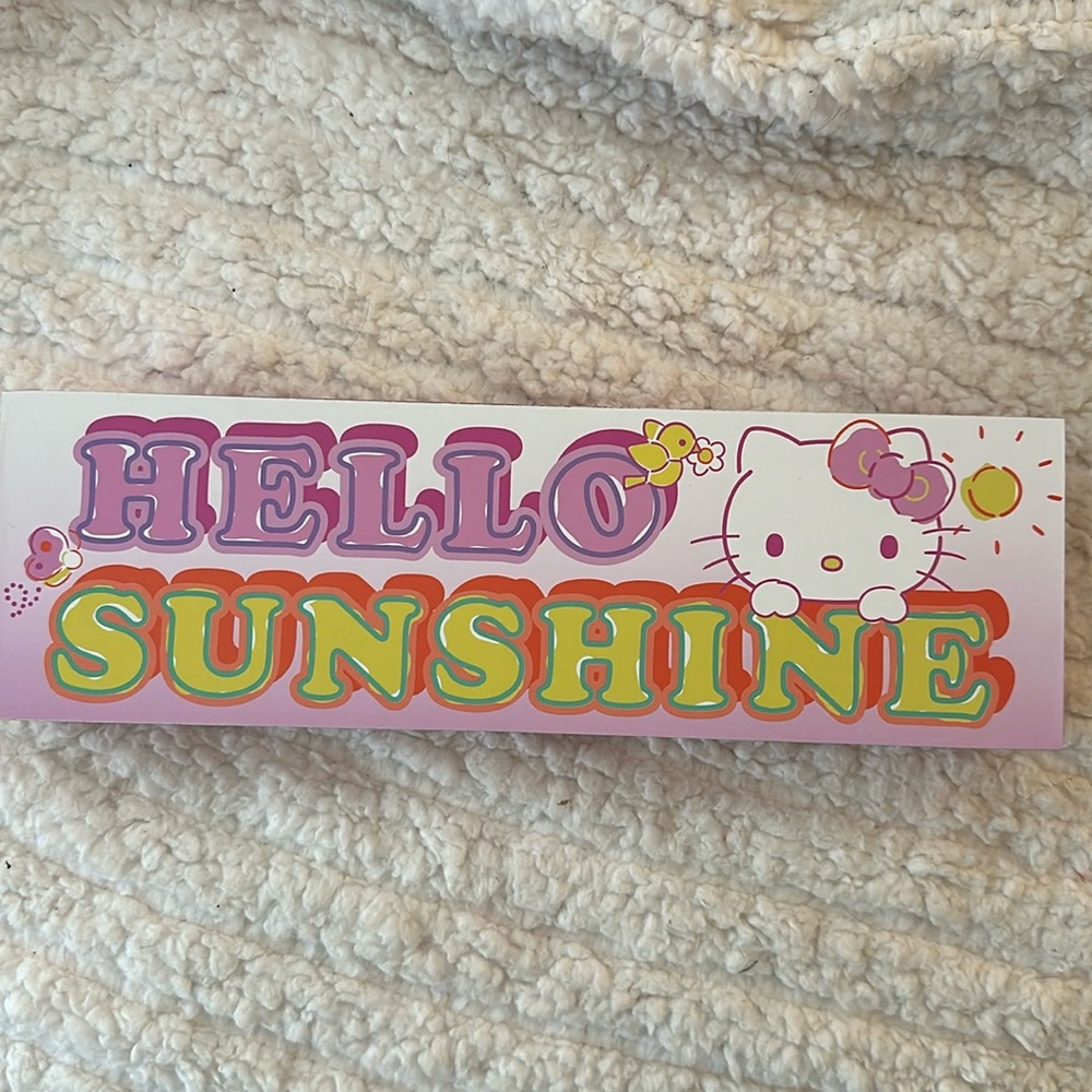 Hello Kitty Hello Sunshine Wall Art Decor New Wood